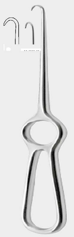 ВОЛКМЕНН (VOLKMANN) ретрактор 21,5 см (cm), напів гострокінцевий, 1 зуб